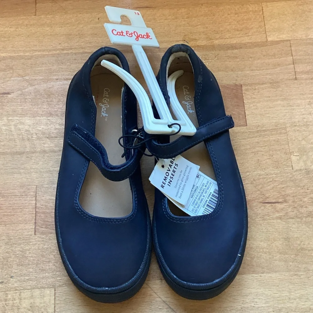 Cat & Jack Dark Blue Kids Dress Shoes